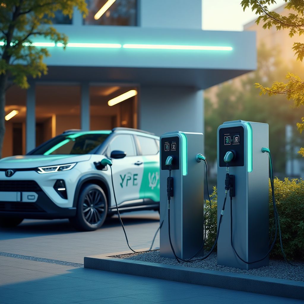 Punto de carga para vehículos eléctricos