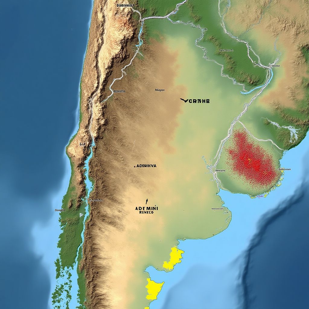 Mapa de rutas argentinas