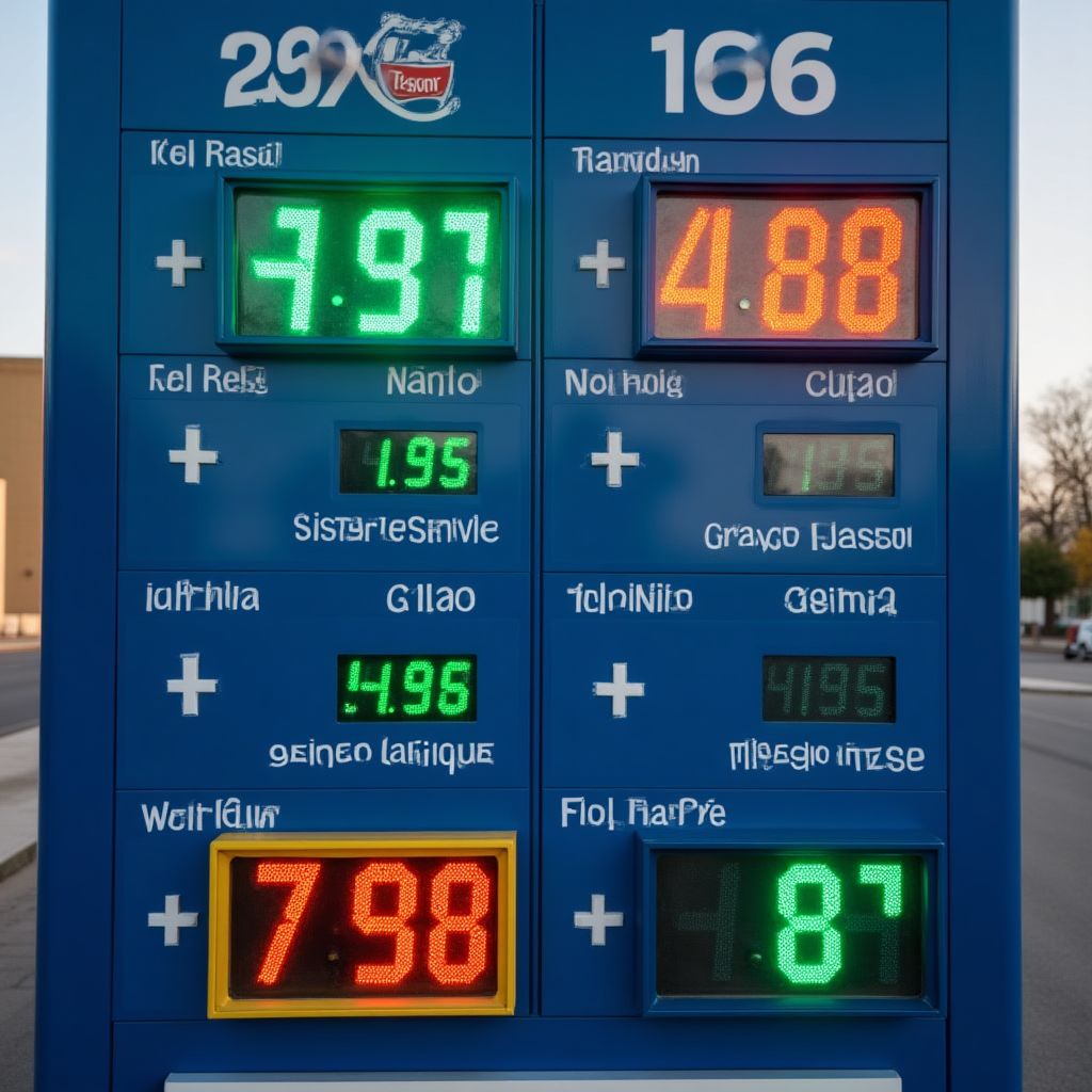 Precios de combustibles YPF